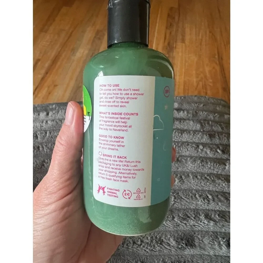 Lush UK Kitchen Exclusive Snow Fairy Shower Gel RARE NEW